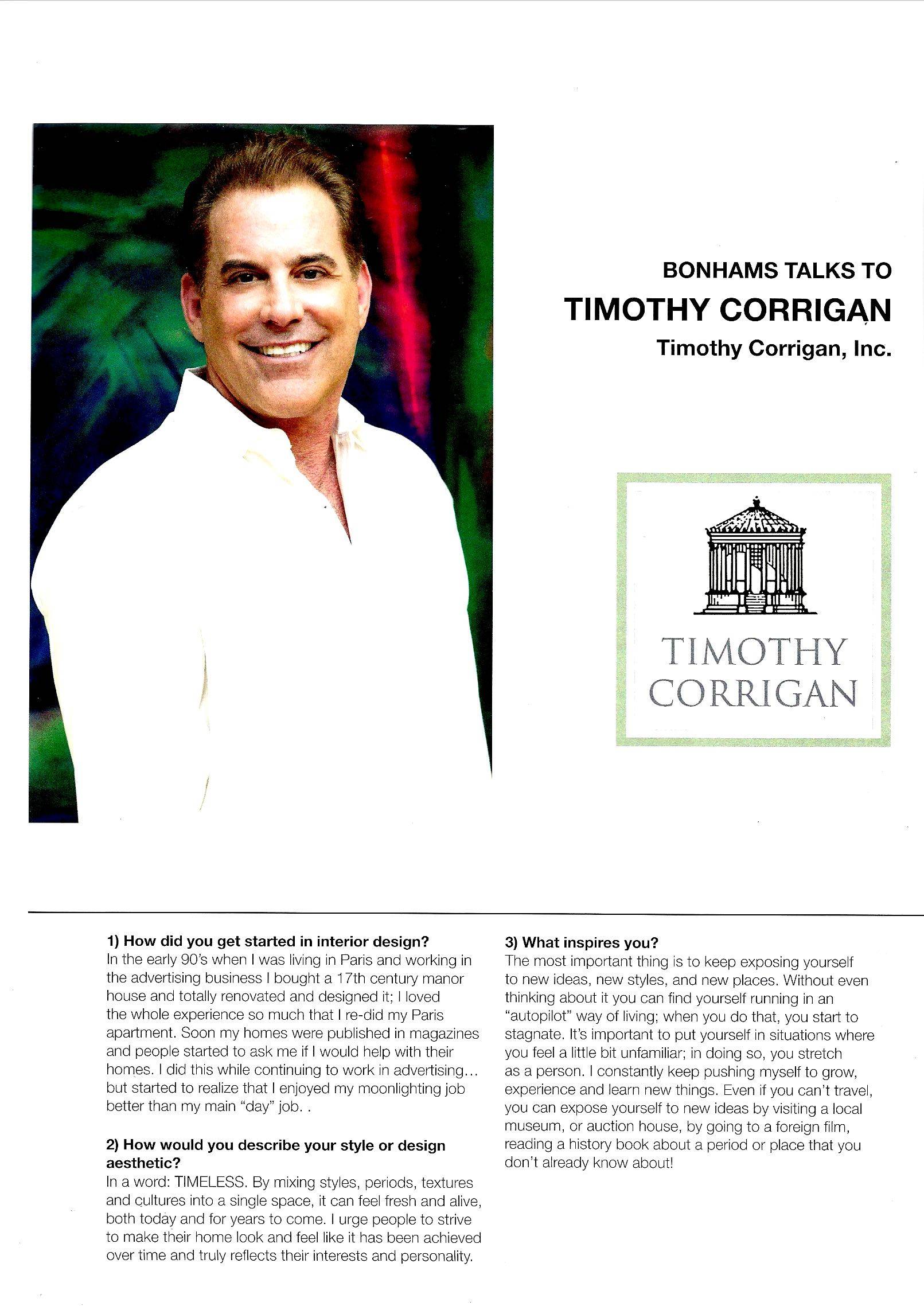  Bonhams Timothy Corrigan